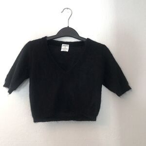 A6 CENTO CENTO BY ICEBERG MOHAIR CROP SWEATER XS